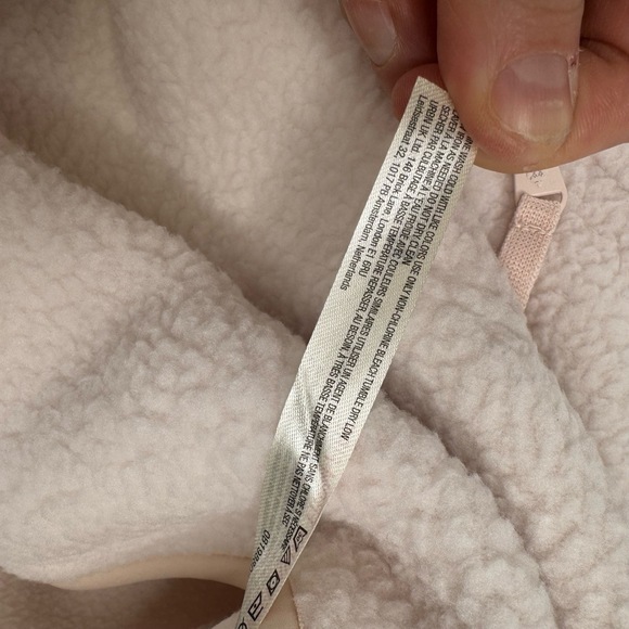 Free People X Hatch Hit the Slopes Maternity Jacket Cream Fleece Chest Pocket S - Picture 8 of 14